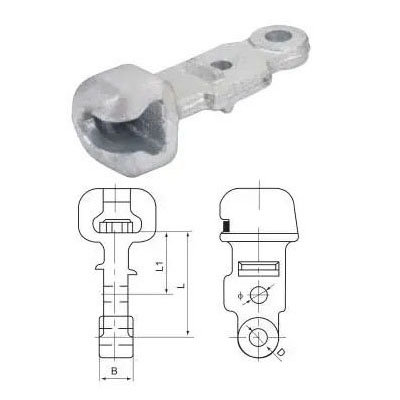Socket Clevis W Type With Hole